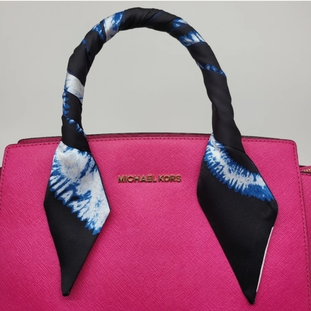 New Kaleidoscope Silk Skinny Scarf Twilly
